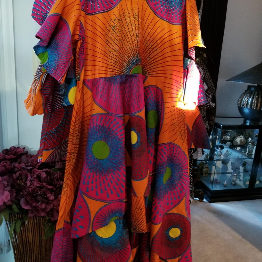 Afrocentric dress 1X to 3X